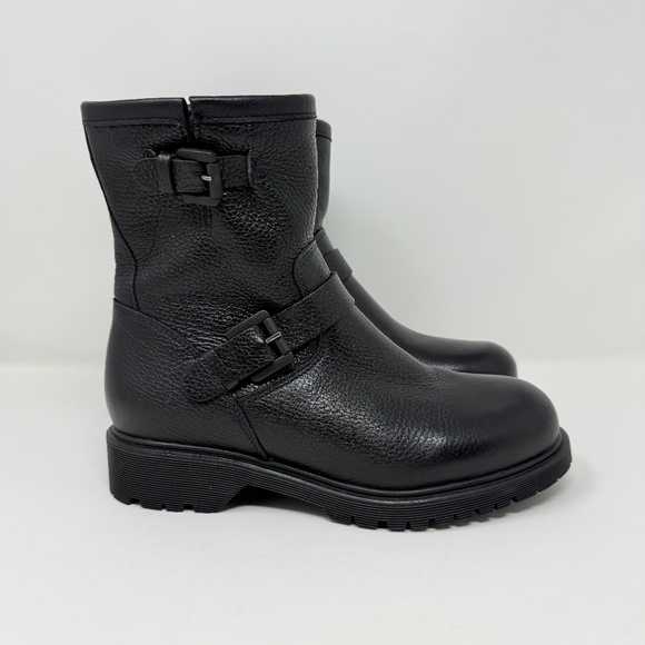 New La Canadienne Hanna Shearling Lining Boot Waterproof Pebble Leather Sz 6.5 - Picture 5 of 15